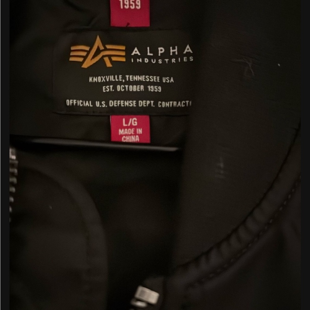 Alpha Industries Black Jacket - image 2